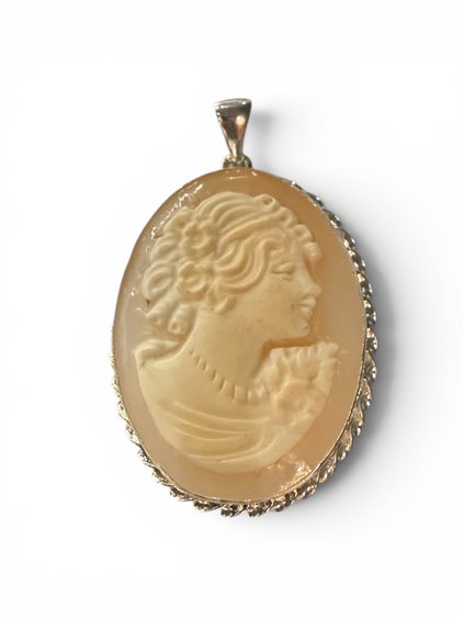 Colgante Mandile 1922 Mujer Cammei  in Plata Conchiglia 2MCICM236.3 - 2MCICM236.3